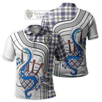 Hannay Tartan Polo Shirt with Epic Bagpipe Style