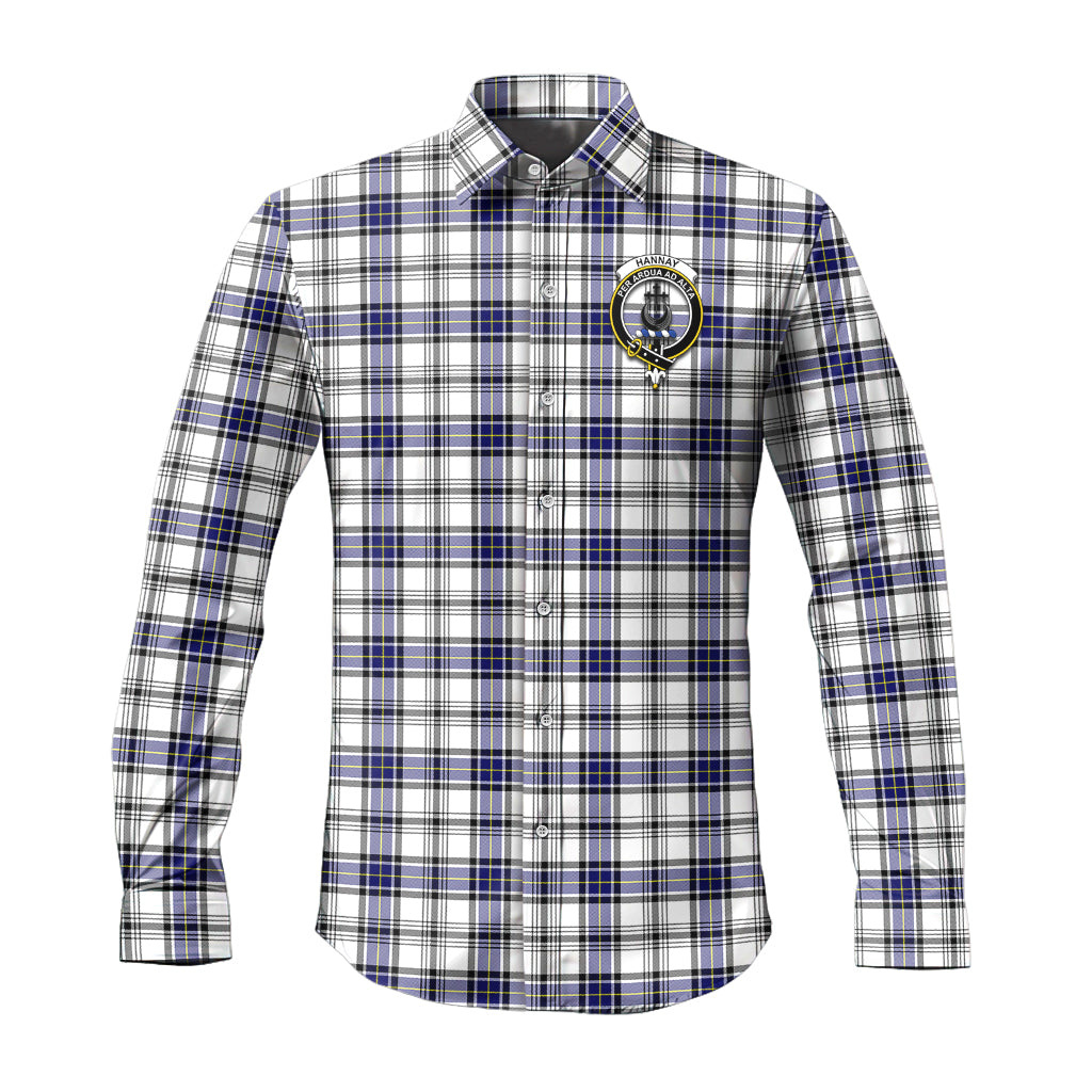 hannay-modern-tartan-long-sleeve-button-up-shirt-with-family-crest