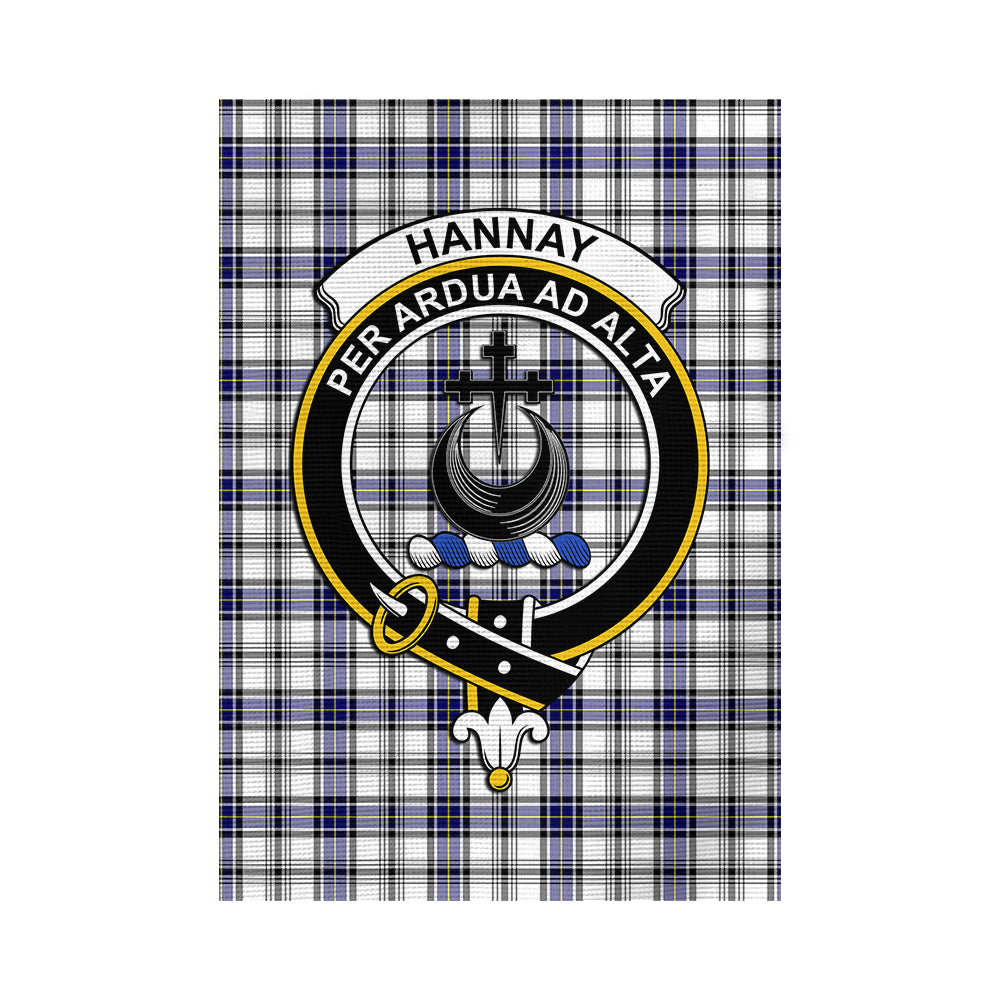 Hannay Tartan Flag with Family Crest - Tartan Vibes Clothing