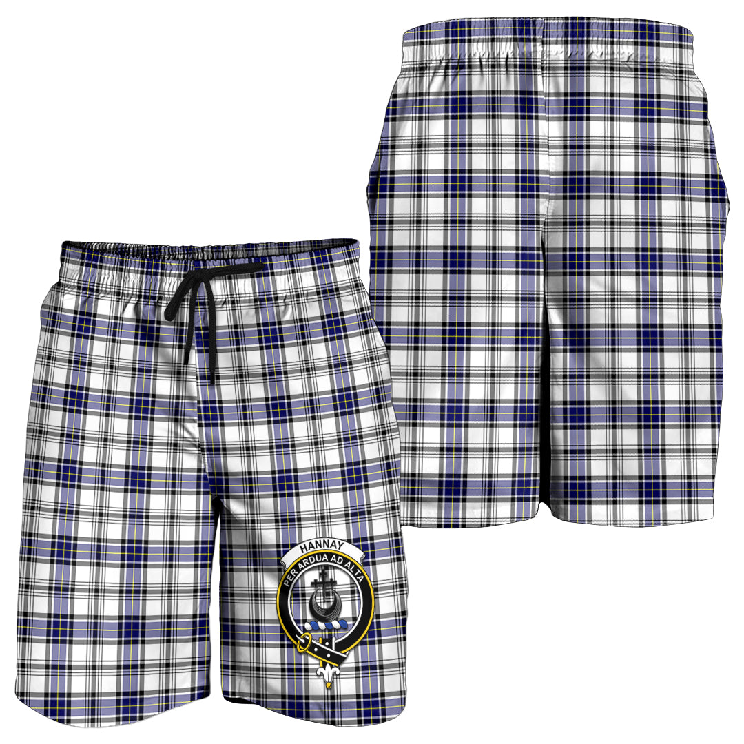 hannay-modern-tartan-mens-shorts-with-family-crest