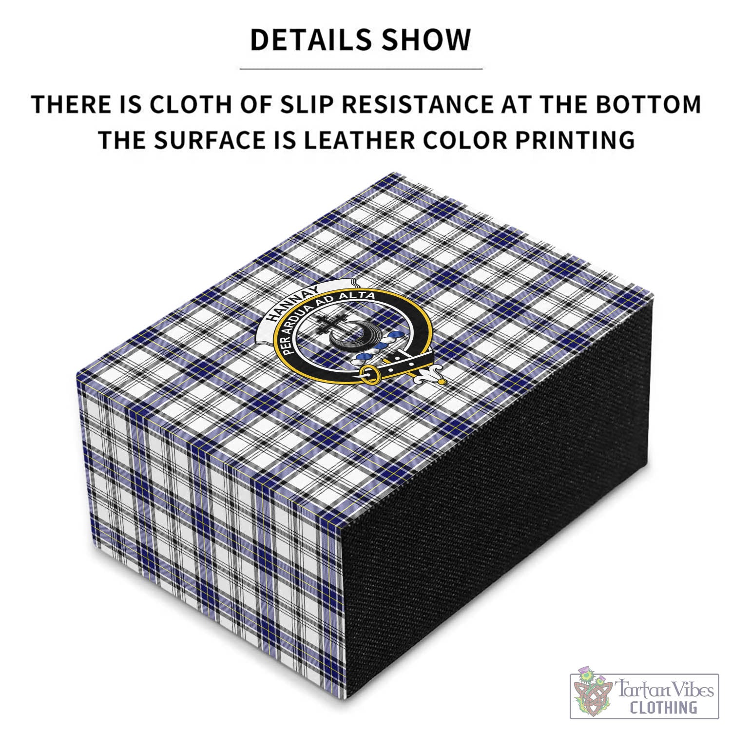 Tartan Vibes Clothing Hannay Modern Tartan Pen Holder with Family Crest