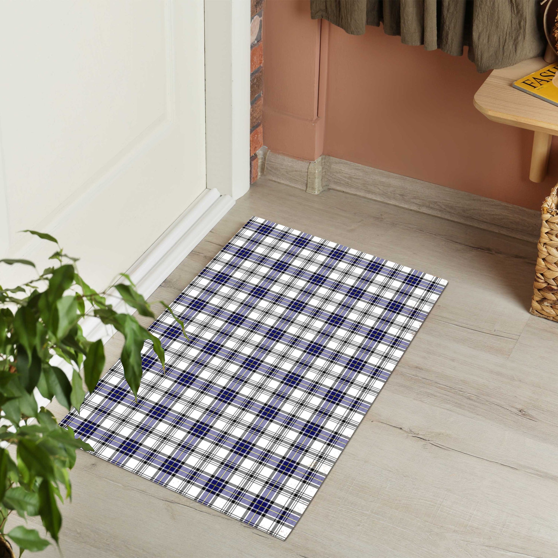 Hannay Modern Tartan Door Mat - Tartanvibesclothing