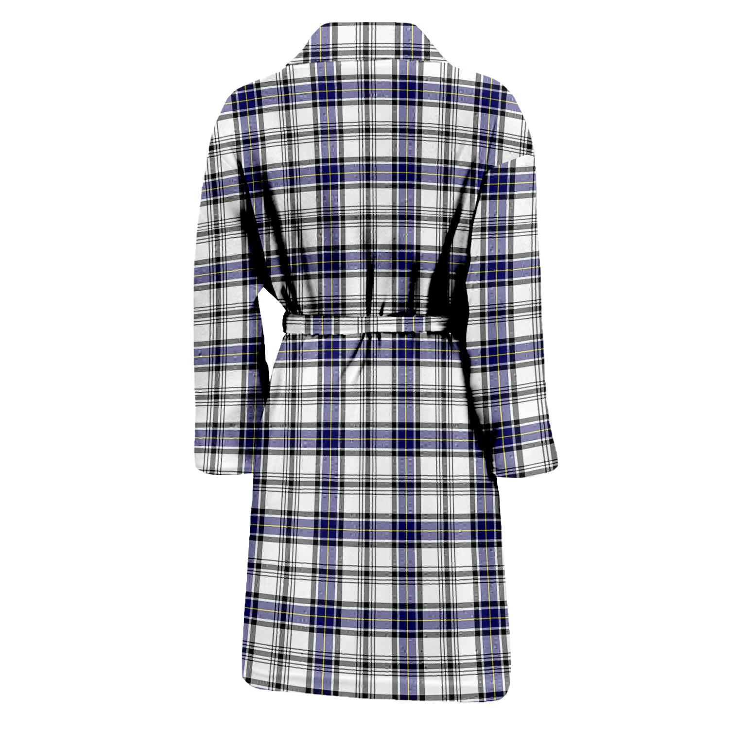 Hannay Tartan Bathrobe with Family Crest - Tartan Vibes Clothing