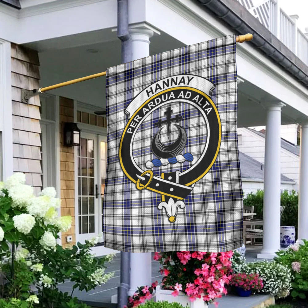 Hannay Tartan Flag with Family Crest - Tartan Vibes Clothing