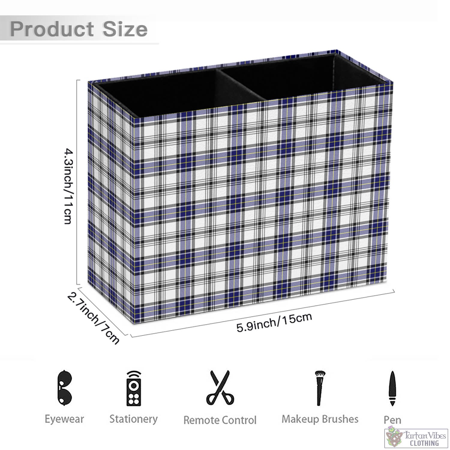 Tartan Vibes Clothing Hannay Modern Tartan Pen Holder