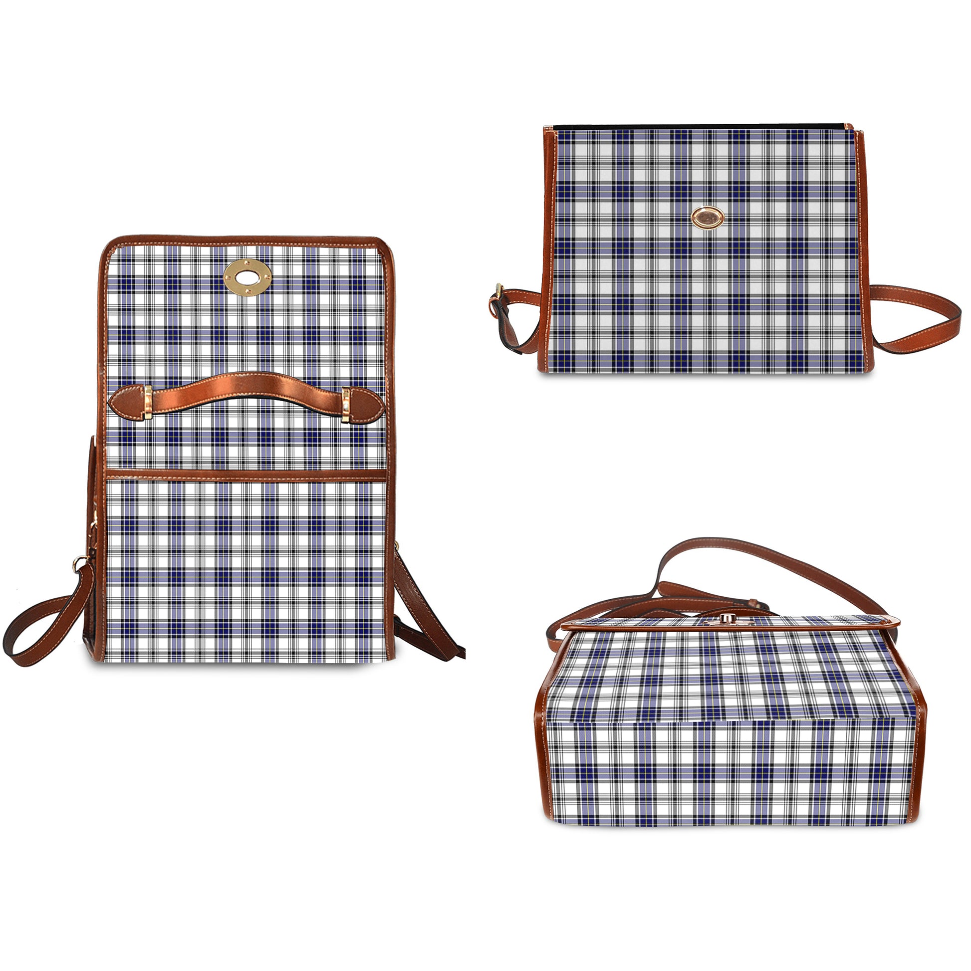 hannay-modern-tartan-leather-strap-waterproof-canvas-bag
