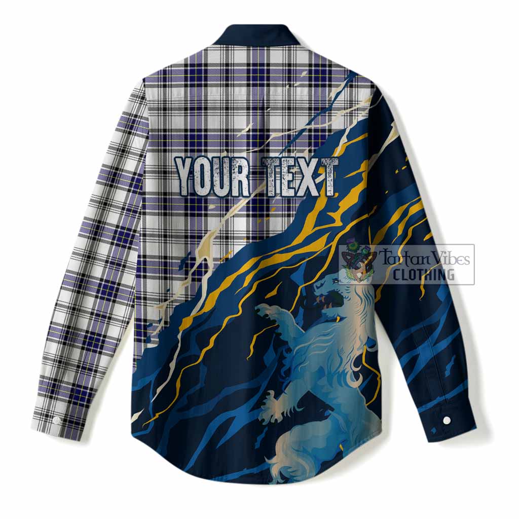 Hannay Scotland Tartan Women Casual Shirt WC2026 Football - We'll Be Coming