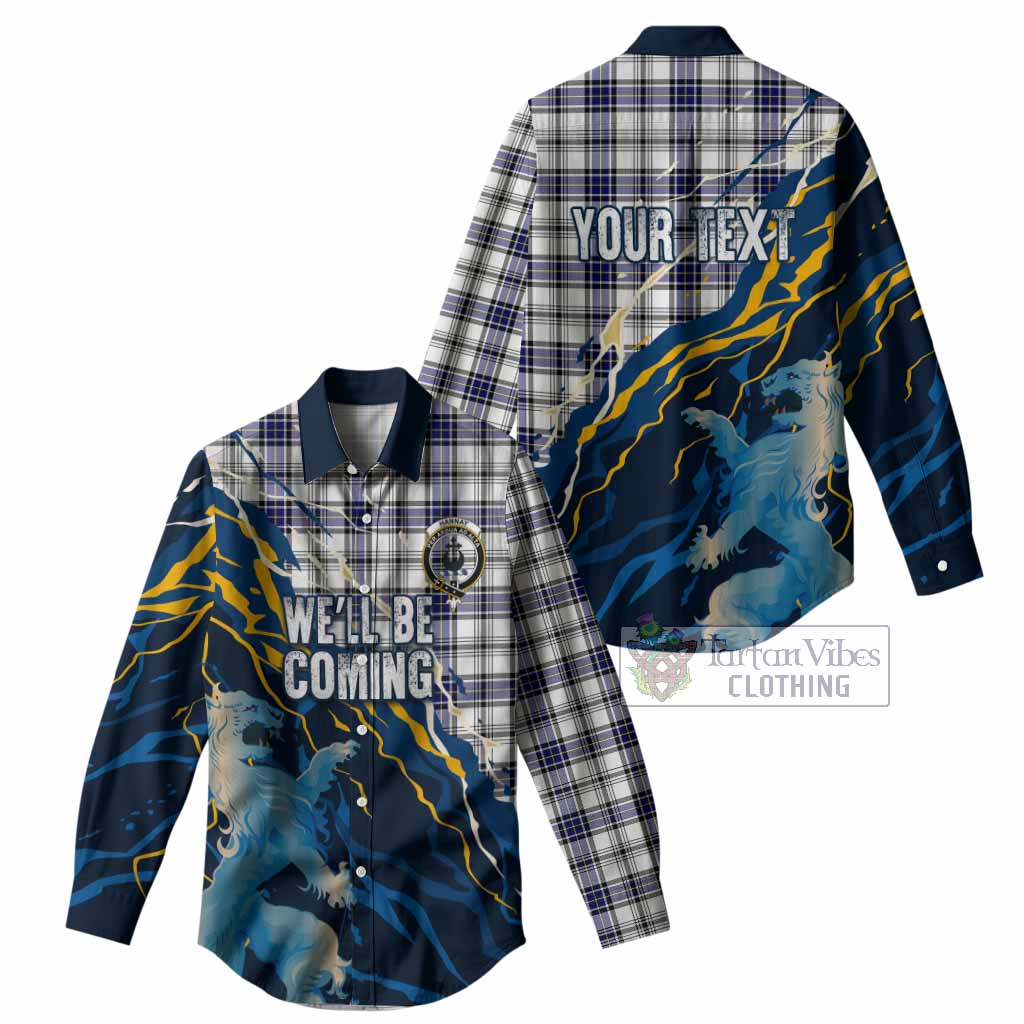 Hannay Scotland Tartan Women Casual Shirt WC2026 Football - We'll Be Coming