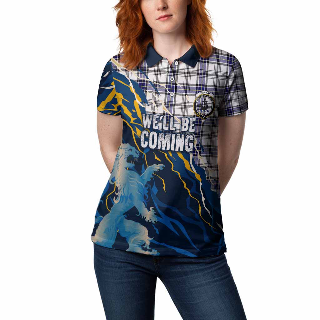 Hannay Scotland Tartan Women Polo Shirt WC2026 Football - We'll Be Coming