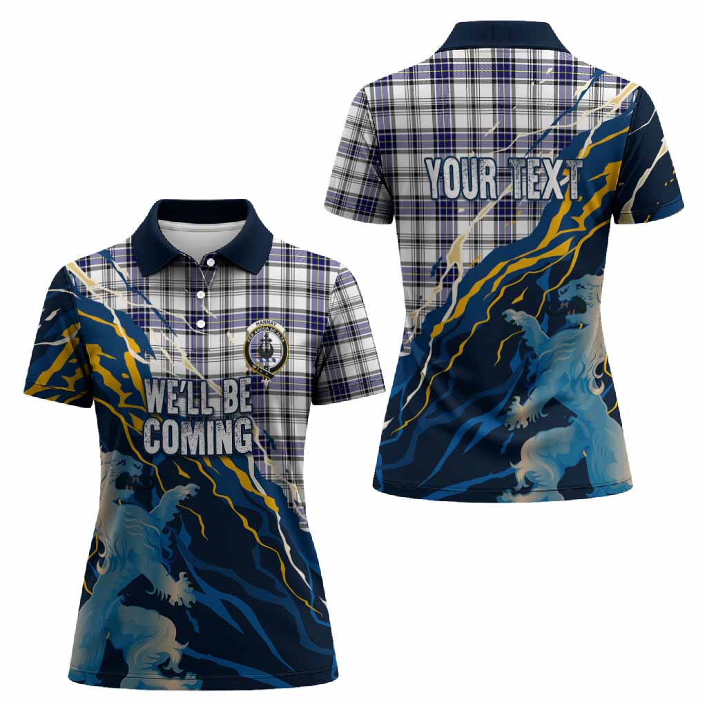 Hannay Scotland Tartan Women Polo Shirt WC2026 Football - We'll Be Coming