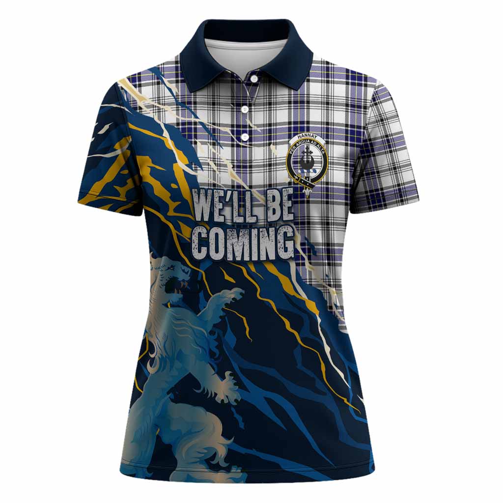 Hannay Scotland Tartan Women Polo Shirt WC2026 Football - We'll Be Coming