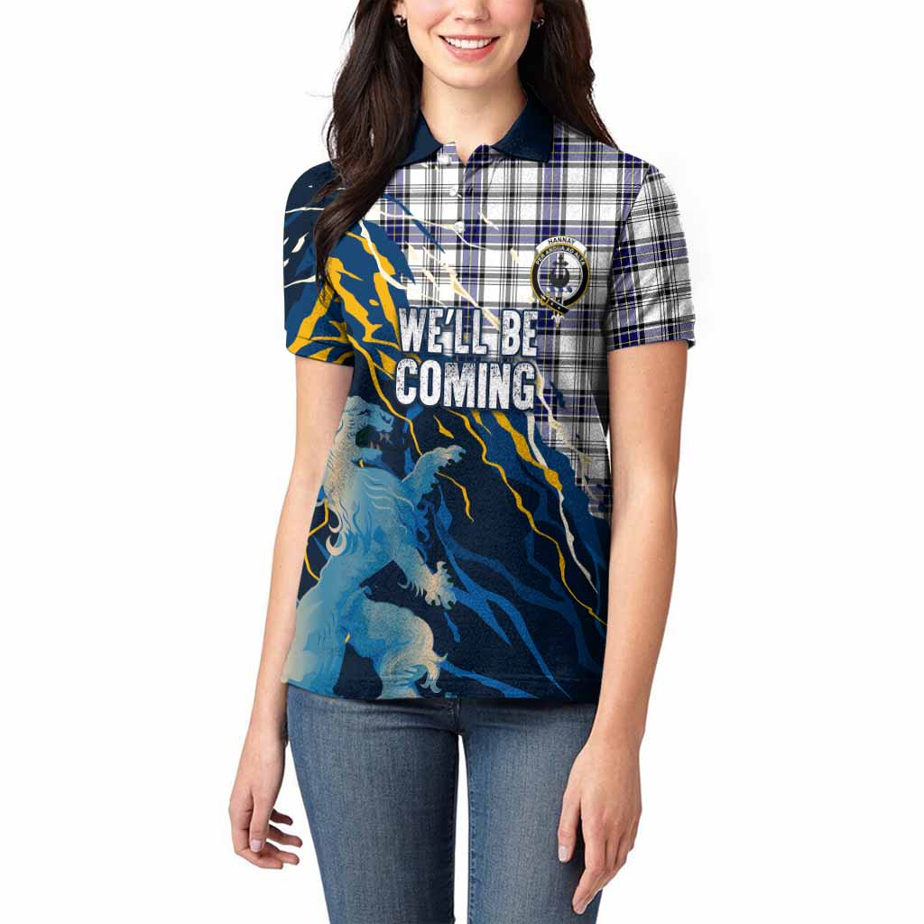 Hannay Scotland Tartan Women Polo Shirt WC2026 Football - We'll Be Coming