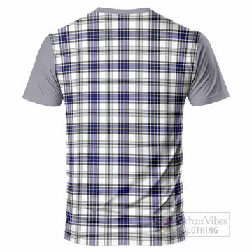 Hannay Tartan Accent T-Shirt with Family Crest