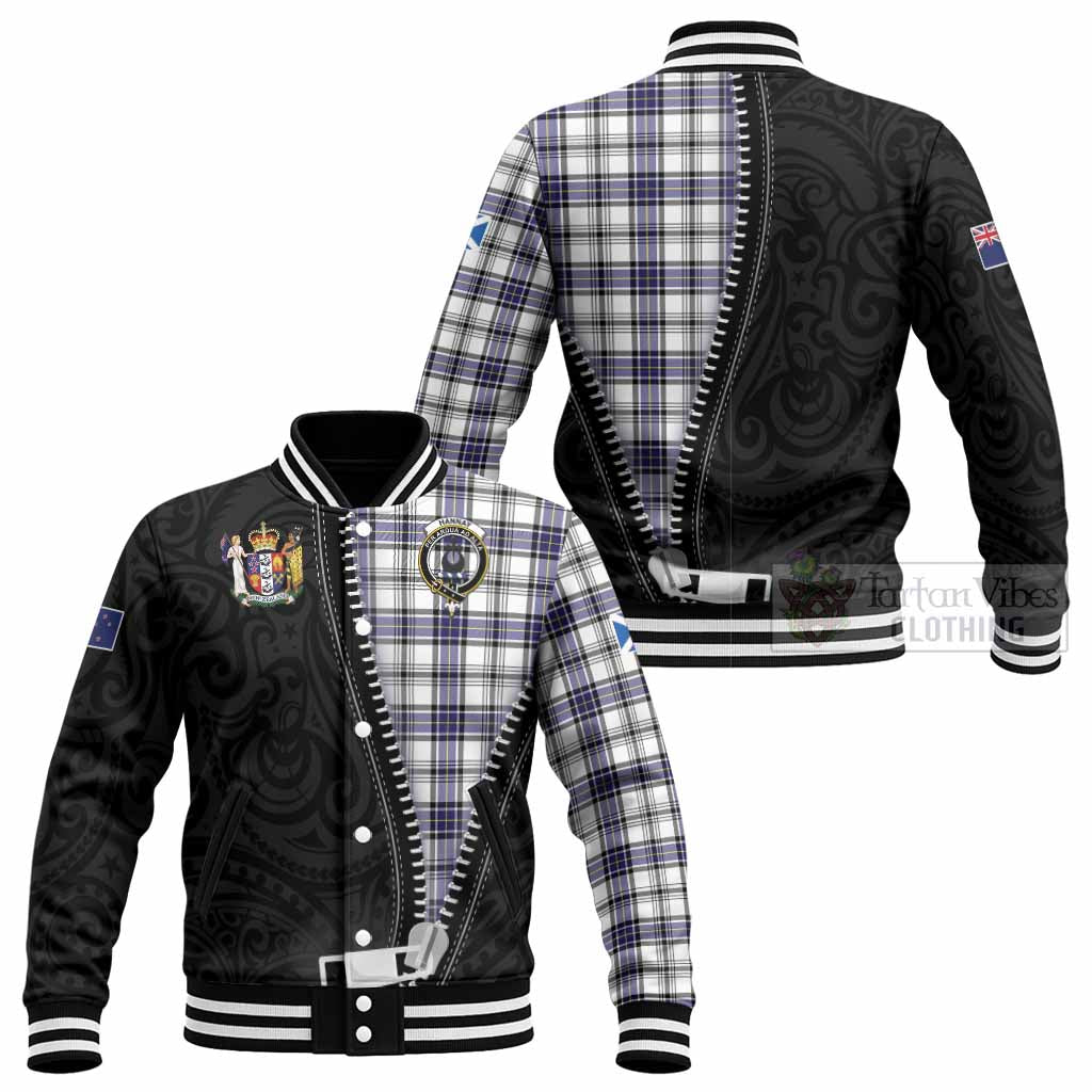 Hannay Tartan Baseball Jacket New Zealand Pattern Unique Zipper Stylized