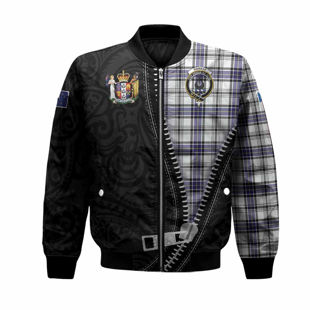 Hannay Tartan Bomber Jacket New Zealand Pattern Unique Zipper Stylized
