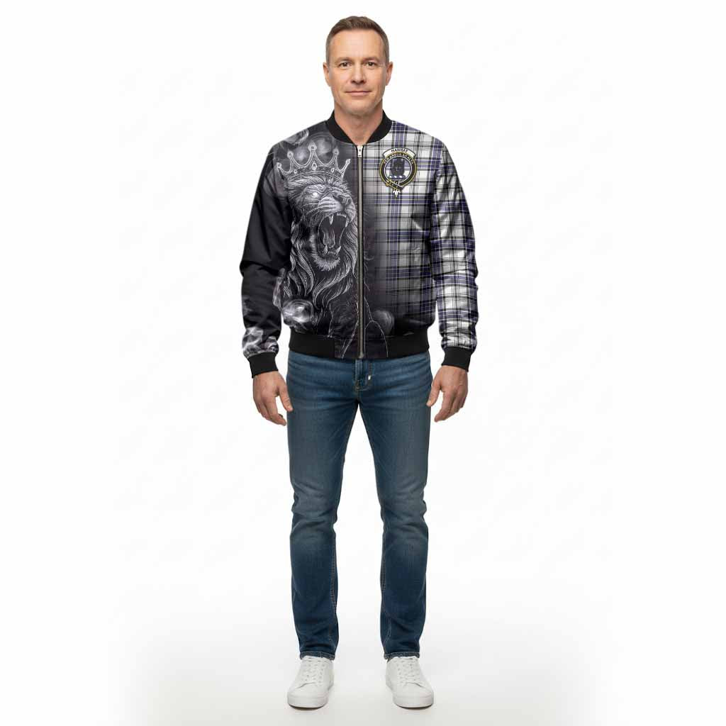 Hannay Tartan Bomber Jacket Roaring Lion Heritage