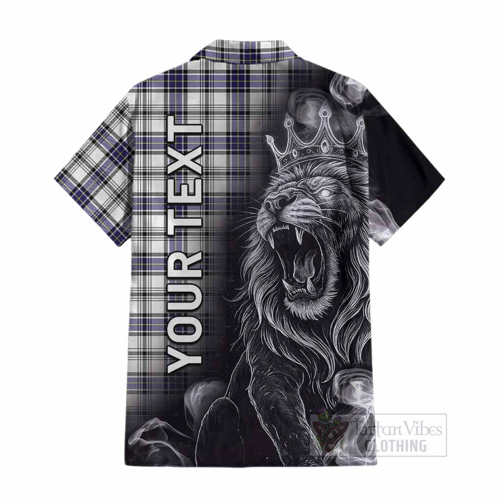 Hannay Tartan Cotton Hawaiian Shirt Roaring Lion Heritage