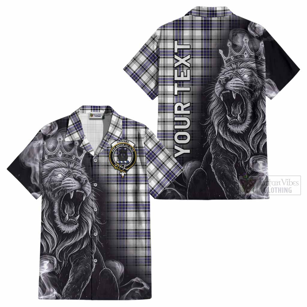Hannay Tartan Cotton Hawaiian Shirt Roaring Lion Heritage