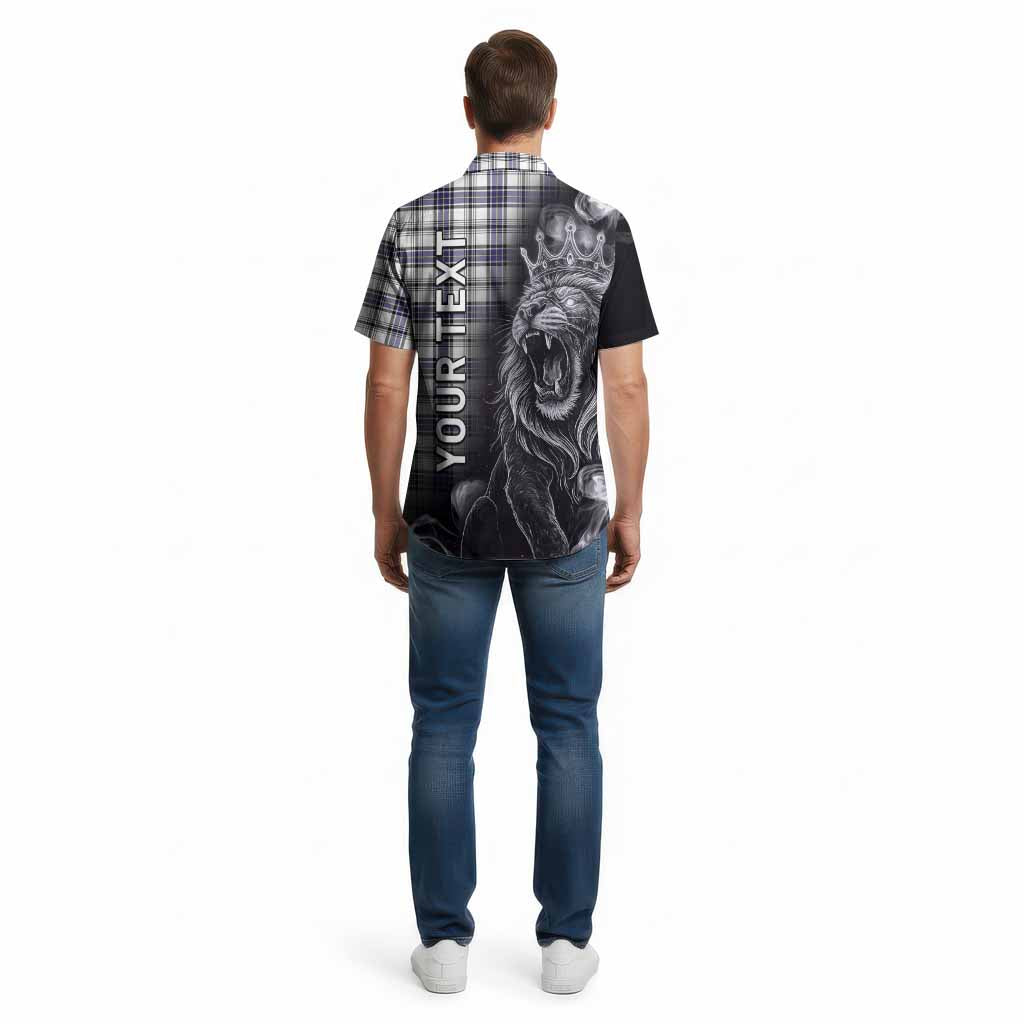 Hannay Tartan Cotton Hawaiian Shirt Roaring Lion Heritage