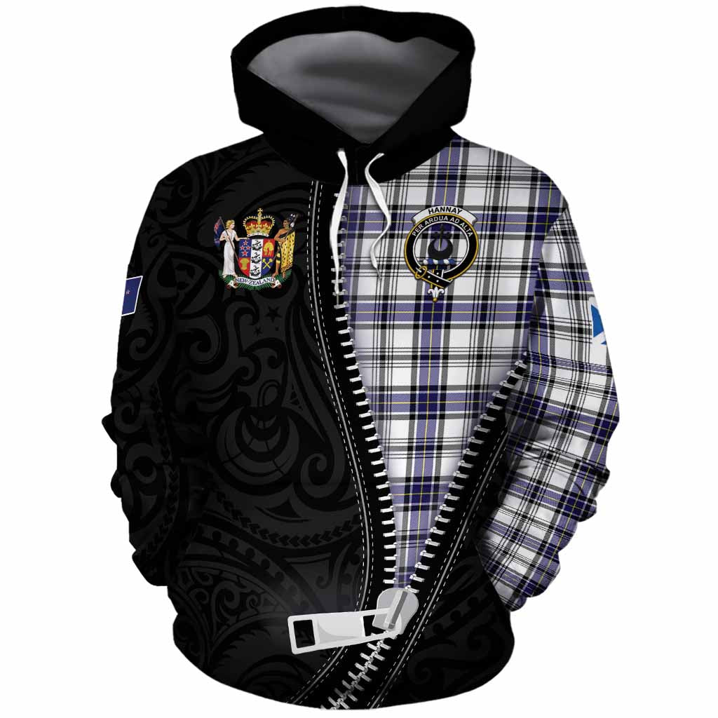 Hannay Tartan Cotton Hoodie New Zealand Pattern Unique Zipper Stylized