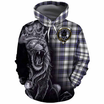 Hannay Tartan Cotton Hoodie Roaring Lion Heritage