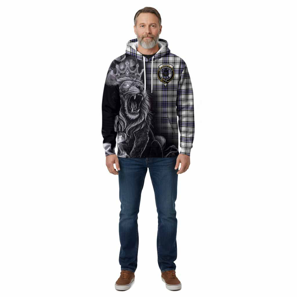 Hannay Tartan Cotton Hoodie Roaring Lion Heritage