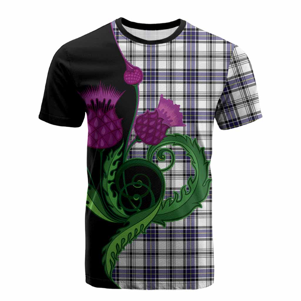 Hannay Tartan Cotton T-shirt Traditional Scottish Thistle