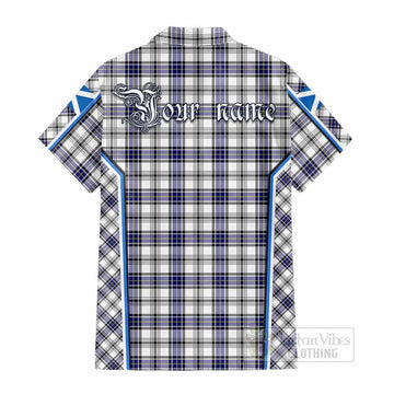 Hannay Tartan Crest Cotton Hawaiian Shirt Scotland Coat of Arm Flag Style - Tartan Vibes Clothing