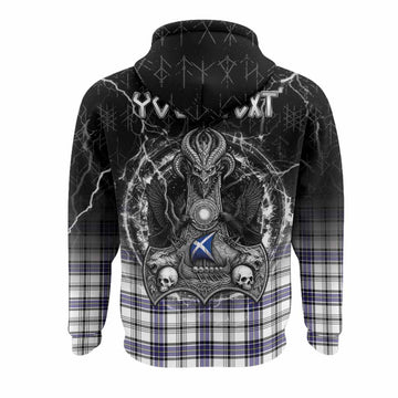 Hannay Tartan Crest Hoodie Celtic Odin's Raven Legacy