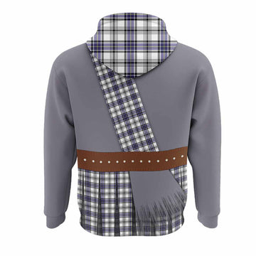 Hannay Tartan Crest Hoodie Kilt Costume Style
