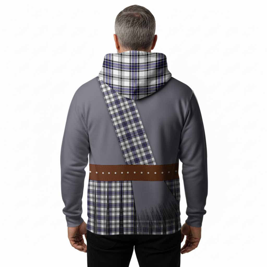 Hannay Tartan Crest Hoodie Kilt Costume Style