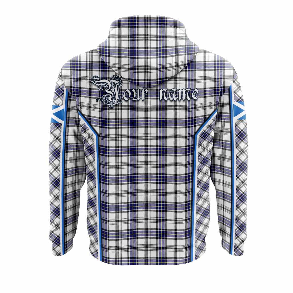 Hannay Tartan Crest Hoodie Scotland Coat of Arm Flag Style - Tartan Vibes Clothing
