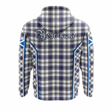 Hannay Tartan Crest Hoodie Scotland Coat of Arm Flag Style - Tartan Vibes Clothing