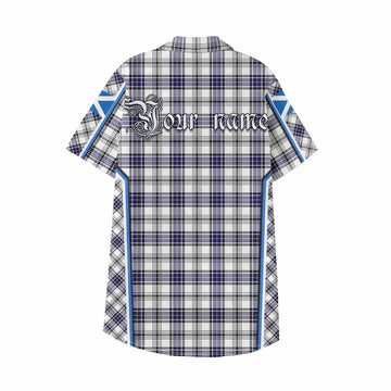 Hannay Tartan Crest Kid Hawaiian Shirt Scotland Coat of Arm Flag Style - Tartan Vibes Clothing