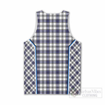 Hannay Tartan Crest Men Tank Top Scotland Coat of Arm Flag Style - Tartan Vibes Clothing