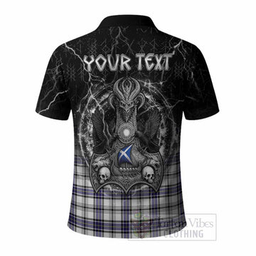 Hannay Tartan Crest Polo Shirt Celtic Odin's Raven Legacy