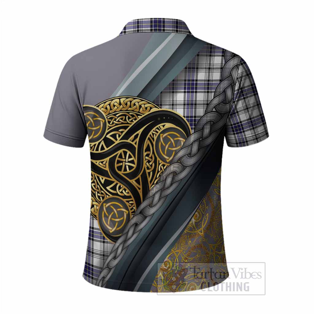 Hannay Tartan Crest Polo Shirt Scottish Triskele Celtic