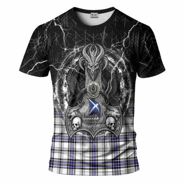 Hannay Tartan Crest T-Shirt Celtic Odin's Raven Legacy
