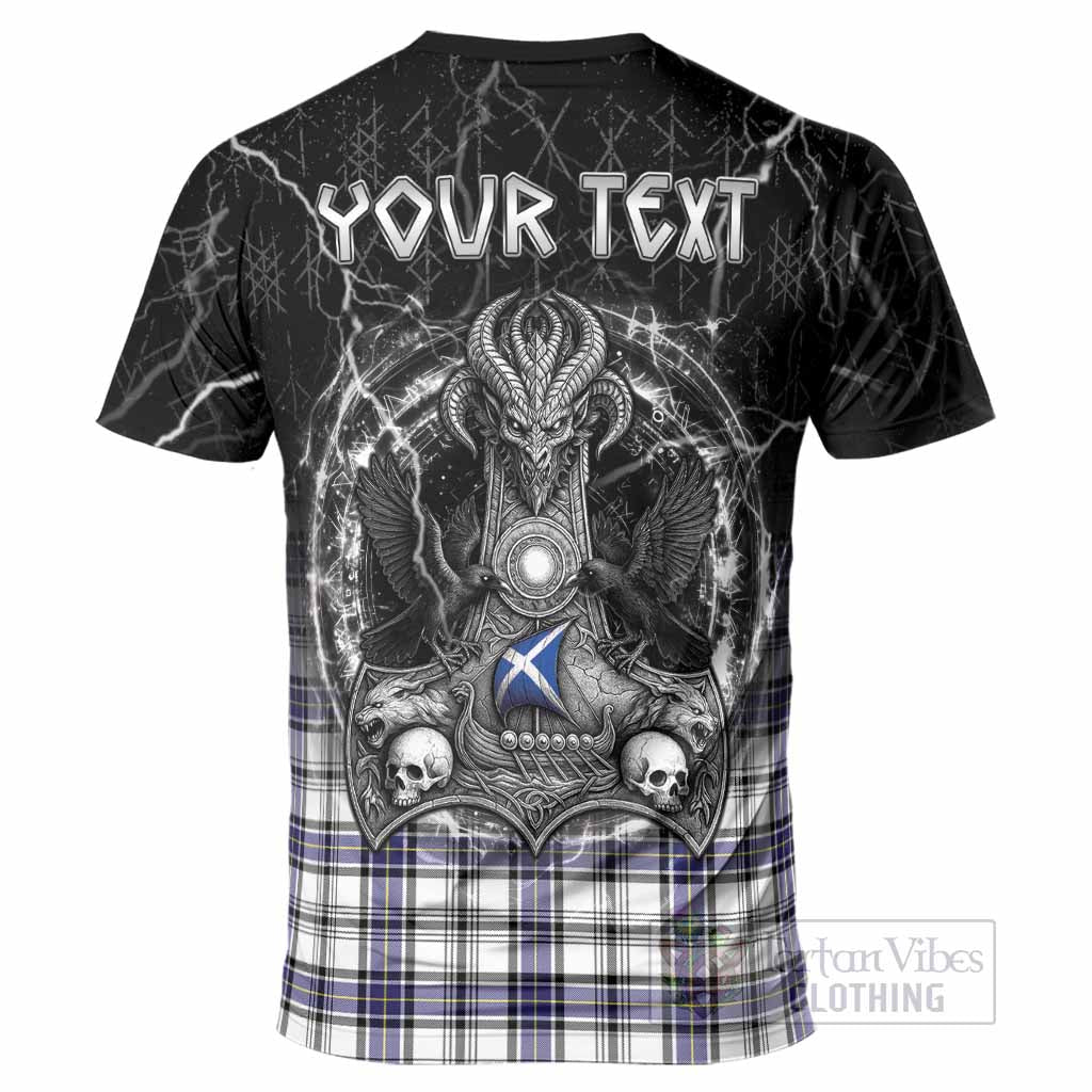 Hannay Tartan Crest T-Shirt Celtic Odin's Raven Legacy