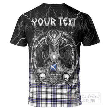 Hannay Tartan Crest T-Shirt Celtic Odin's Raven Legacy