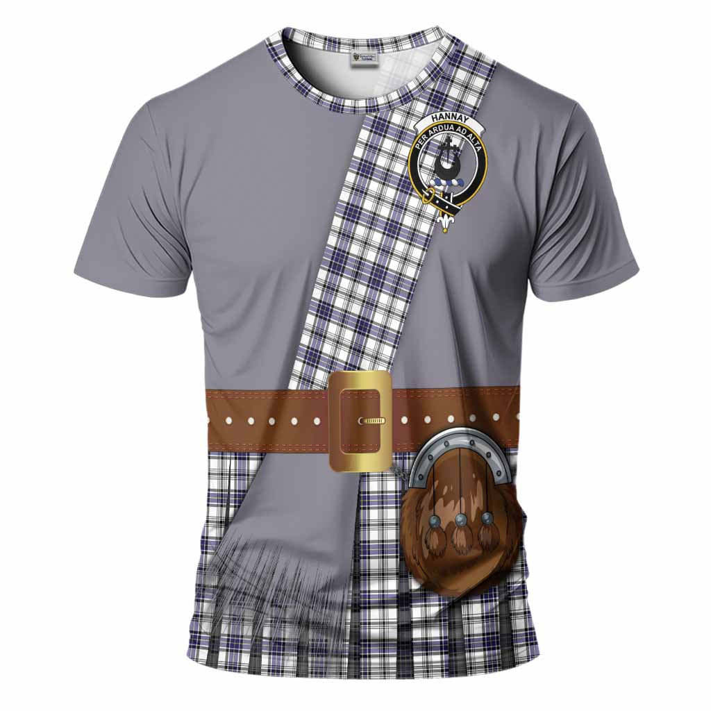 Hannay Tartan Crest T-Shirt Kilt Costume Style