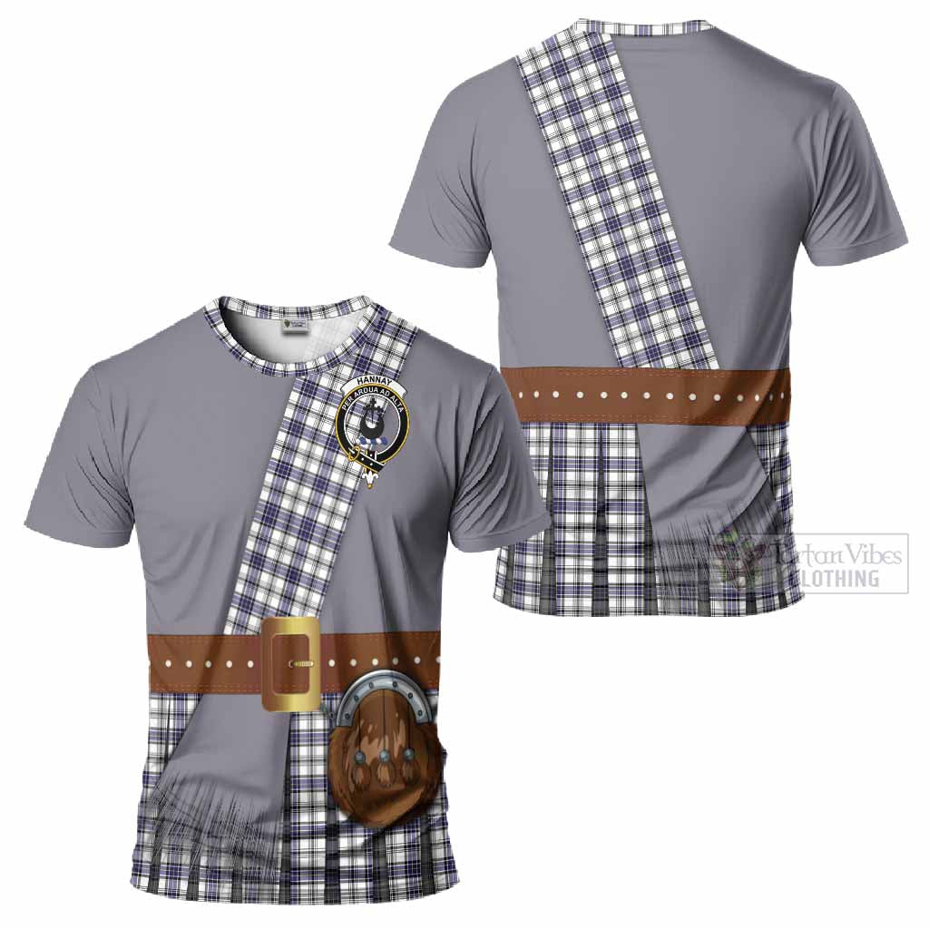 Hannay Tartan Crest T-Shirt Kilt Costume Style