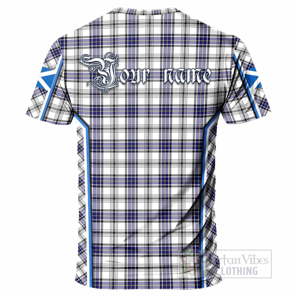 Hannay Tartan Crest T-shirt Scotland Coat of Arm Flag Style - Tartan Vibes Clothing