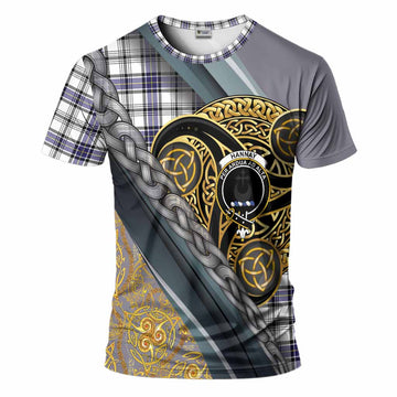 Hannay Tartan Crest T-Shirt Scottish Triskele Celtic