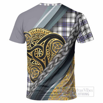 Hannay Tartan Crest T-Shirt Scottish Triskele Celtic