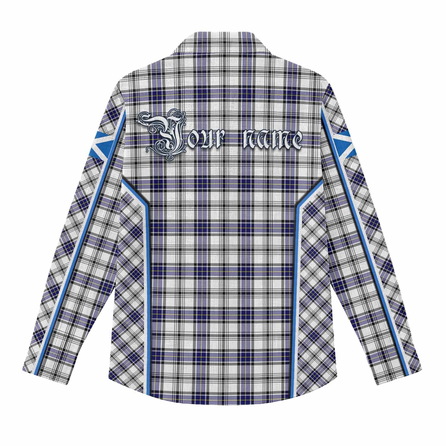 Hannay Tartan Crest Women Casual Shirt Scotland Coat of Arm Flag Style - Tartan Vibes Clothing