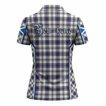 Hannay Tartan Crest Women's Polo Shirt Scotland Coat of Arm Flag Style - Tartan Vibes Clothing