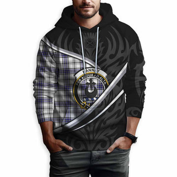 Hannay Tartan Family Crest Hoodie Celtic Scottish Thistle Floral - Tartan Vibes Clothing