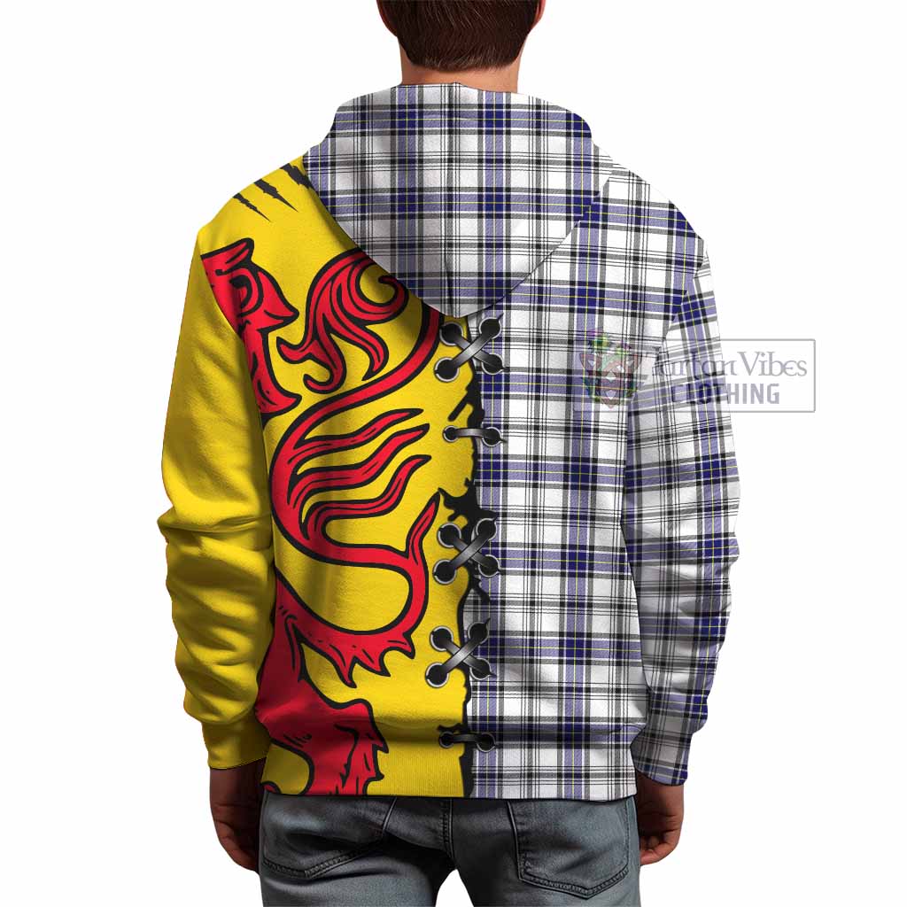 Hannay Tartan Family Crest Hoodie Lion Rampant Honor - Tartan Vibes Clothing