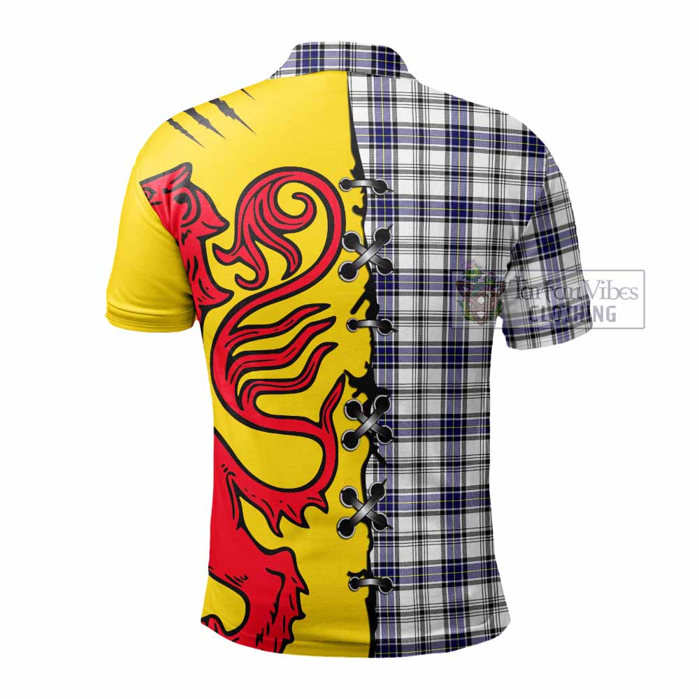 Hannay Tartan Family Crest Polo Shirt Lion Rampant Honor - Tartan Vibes Clothing